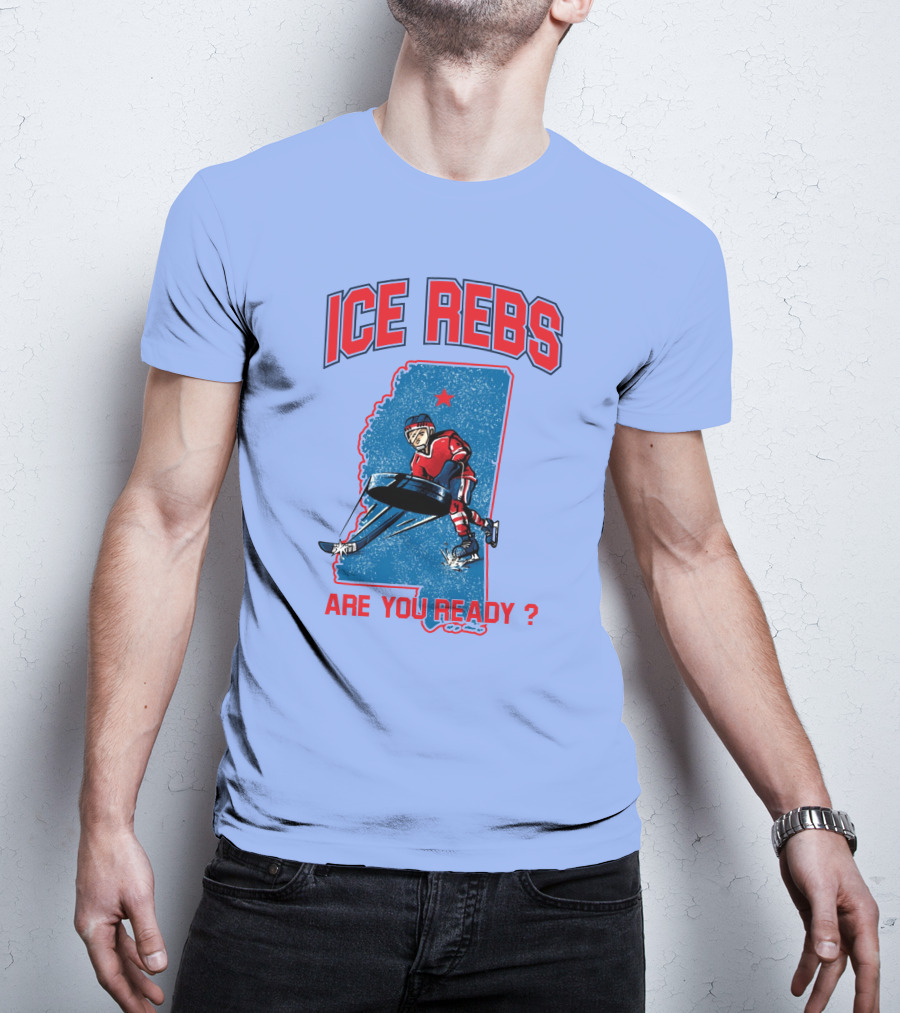 Ole Miss Ice Hockey Ice Rebs Are You Ready? T-Shirt
