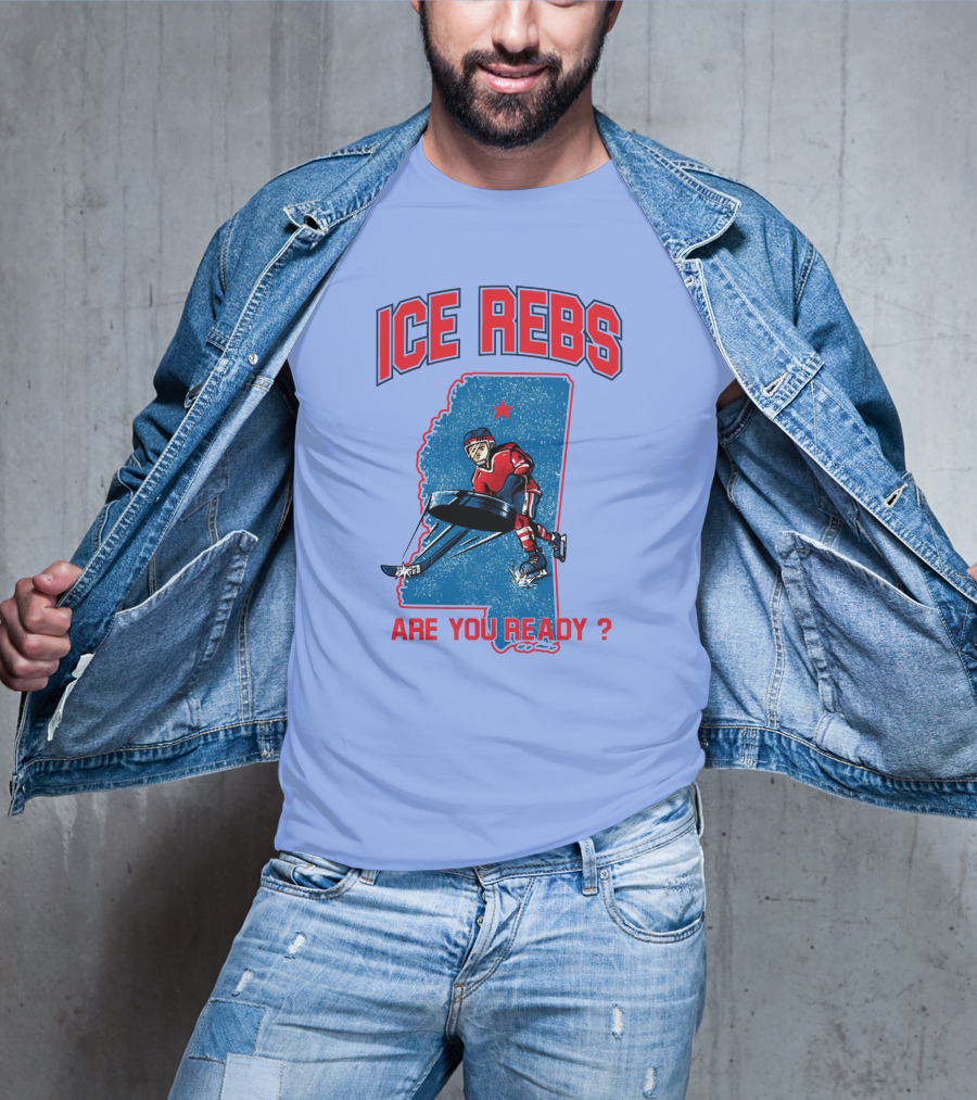 Ole Miss Ice Hockey Ice Rebs Are You Ready? T-Shirt