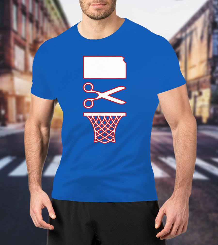 Rock Chalk Blog Kansas Jayhawks Net Cutting Victory T-Shirt