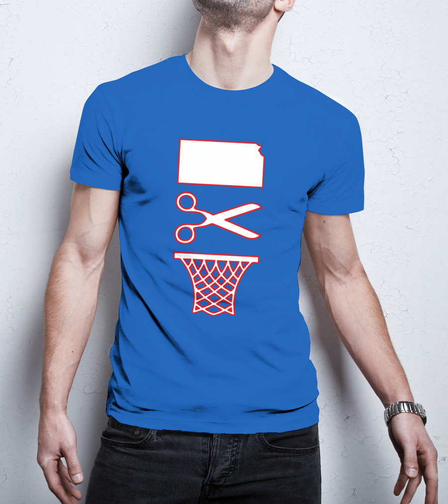 Rock Chalk Blog Kansas Jayhawks Net Cutting Victory T-Shirt