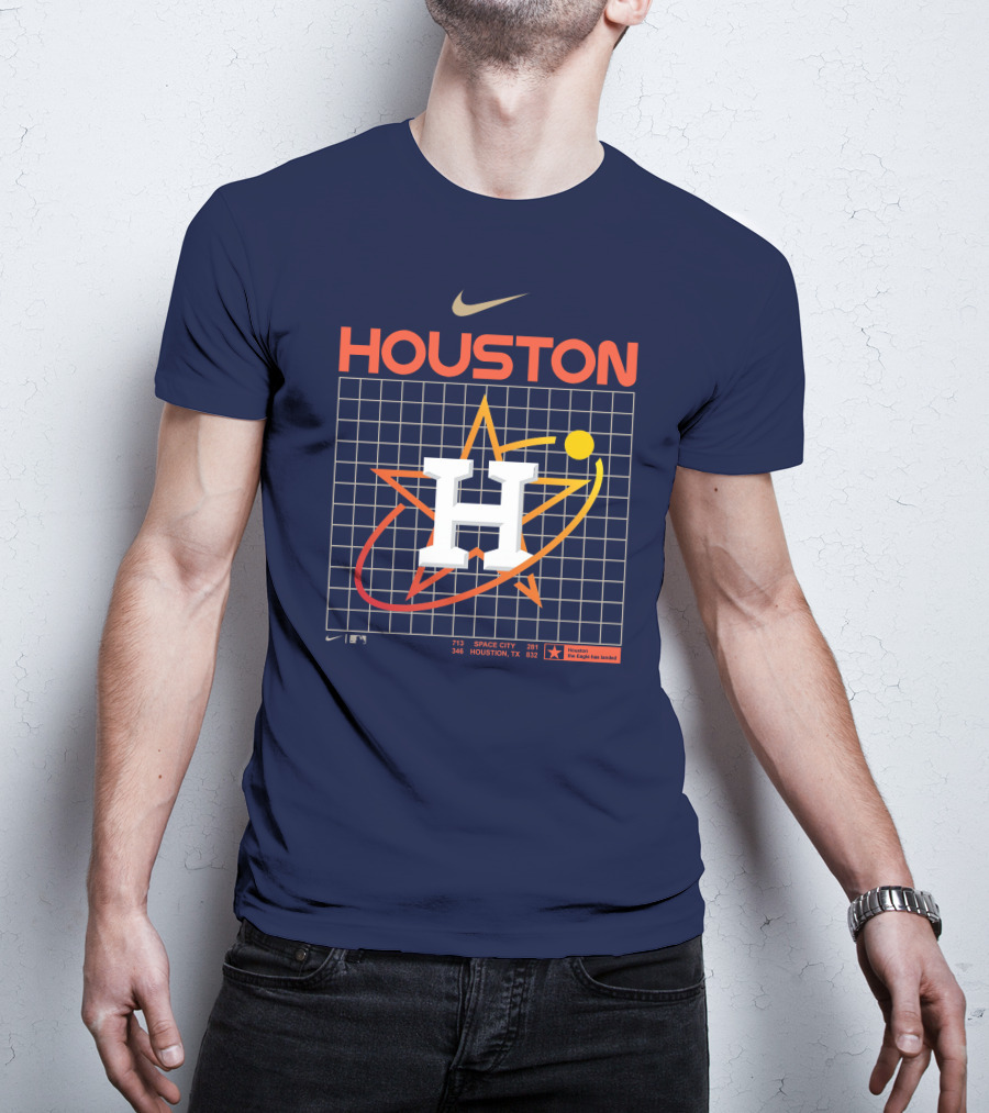 HOUSTON Astros Space City Houston TX MLB The Eagle Has Landed T-Shirt