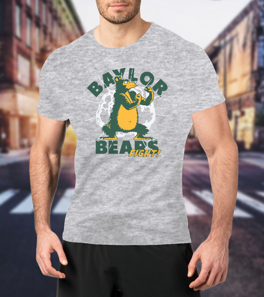 Baylor Bears Fight Vintage Style Homefield Store T-Shirt