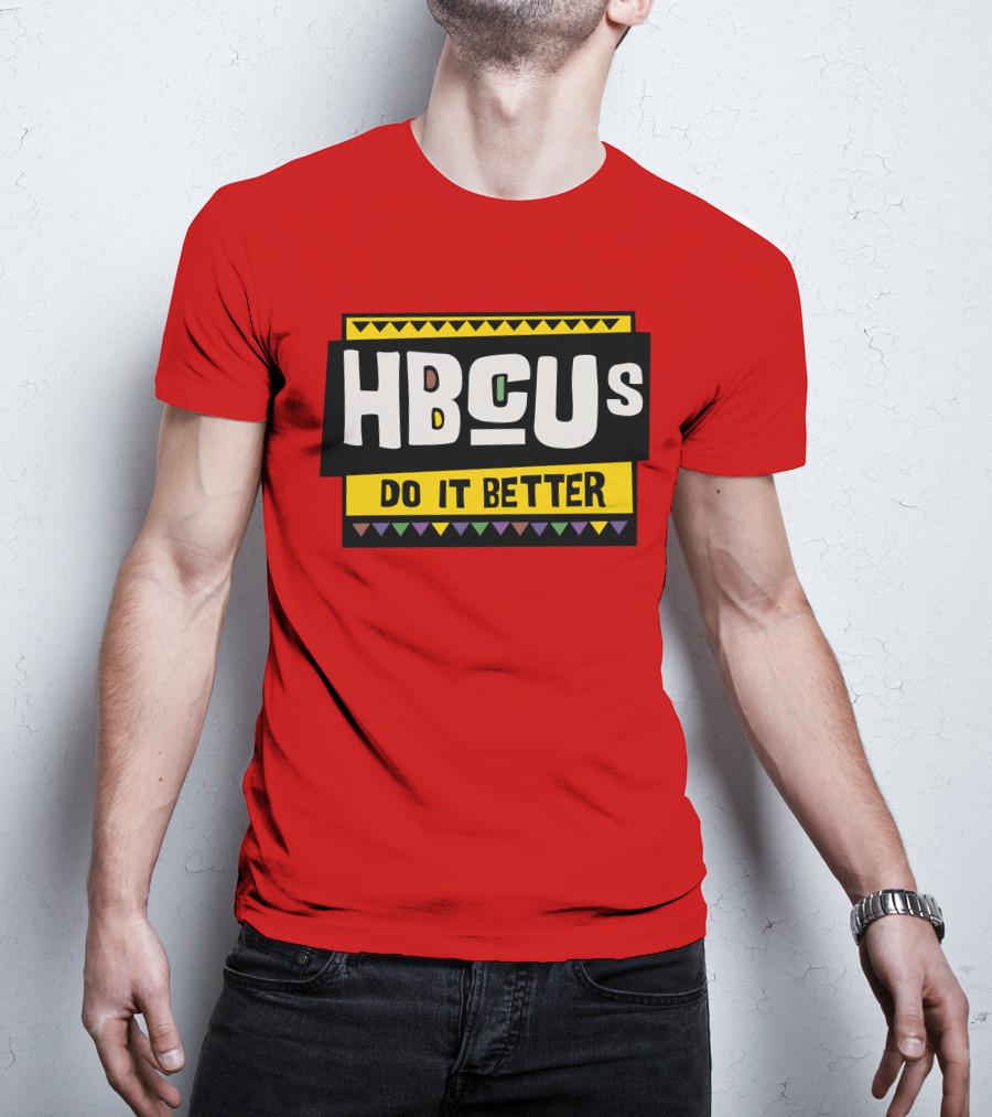 Hbcus Do It Better African Pattern Style T-Shirt