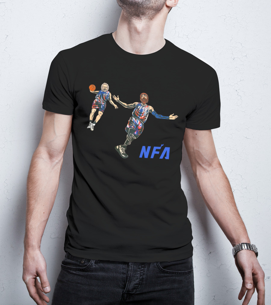 Big Cat NFA Jerry And Brent Dunk Dead 79 Basketball T-Shirt