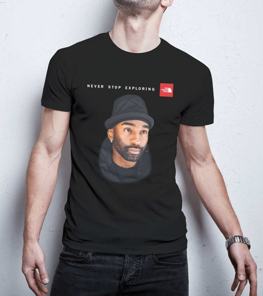 Never Stop Exploring The North Face Featuring Riky Rick Shaunkeyz T-Shirt