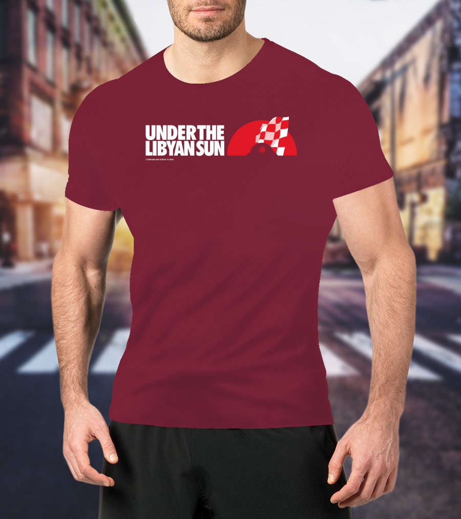 Ste Hoare Under The Libyan Sun Racing Checkered Flag T-Shirt