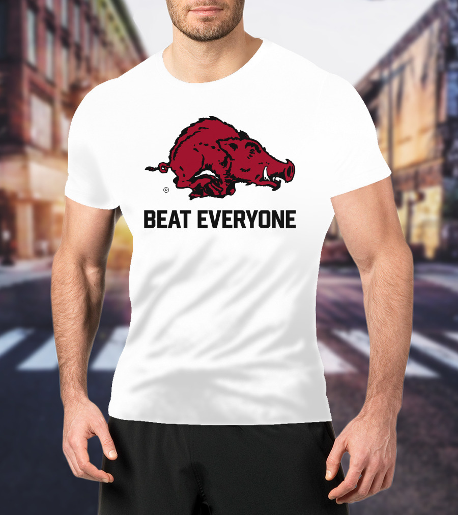 Beat Everyone Razorback Football T-Shirt