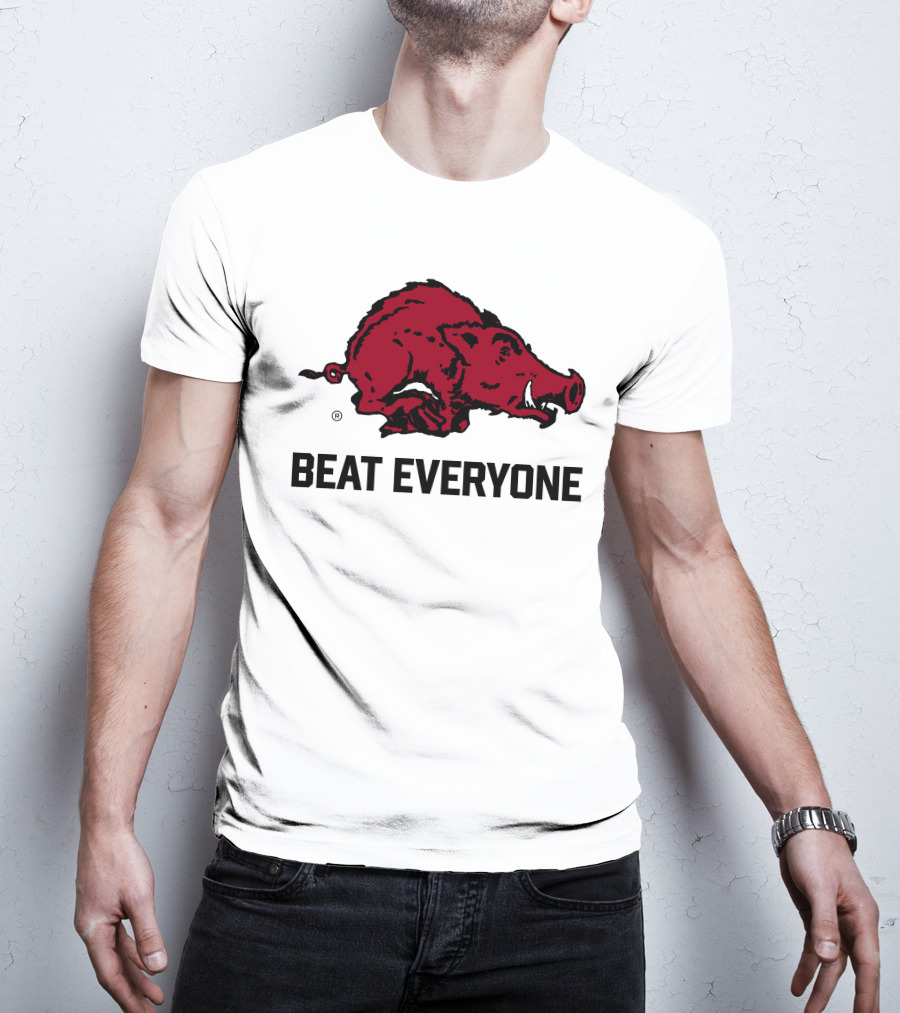 Beat Everyone Razorback Football T-Shirt