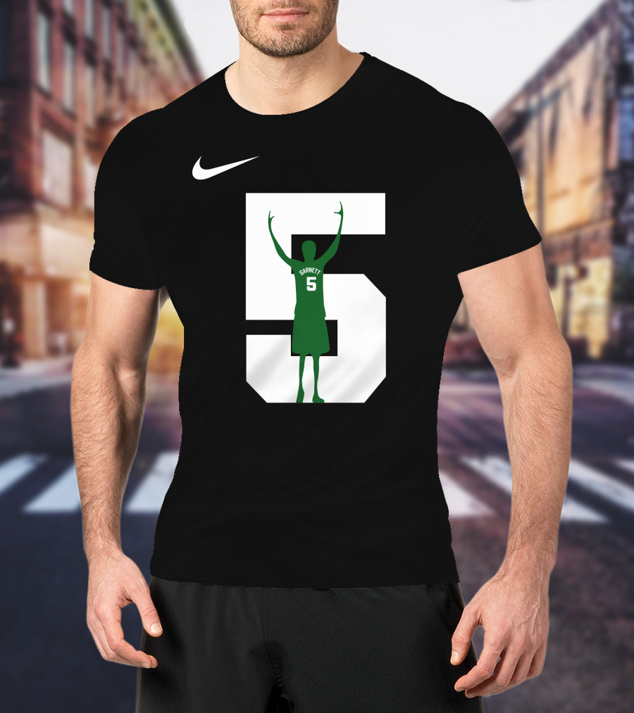 Kevin Garnett 5 Celtics NBC Sports Boston Honor T-Shirt