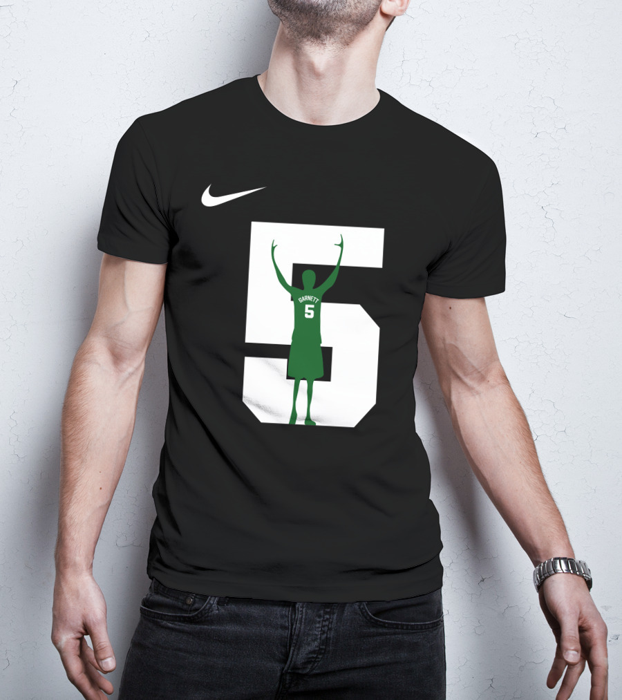 Kevin Garnett 5 Celtics NBC Sports Boston Honor T-Shirt