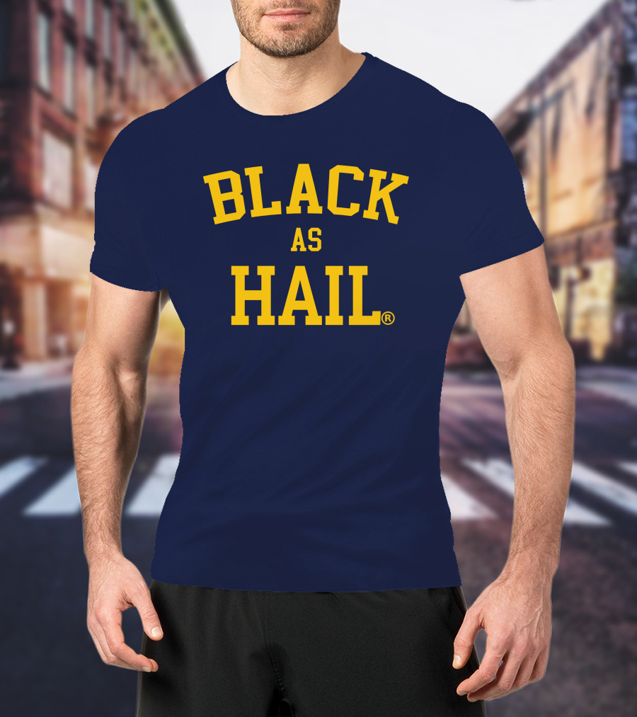 Jalen Rose Black As Hail Zach Shaw Sports T-Shirt