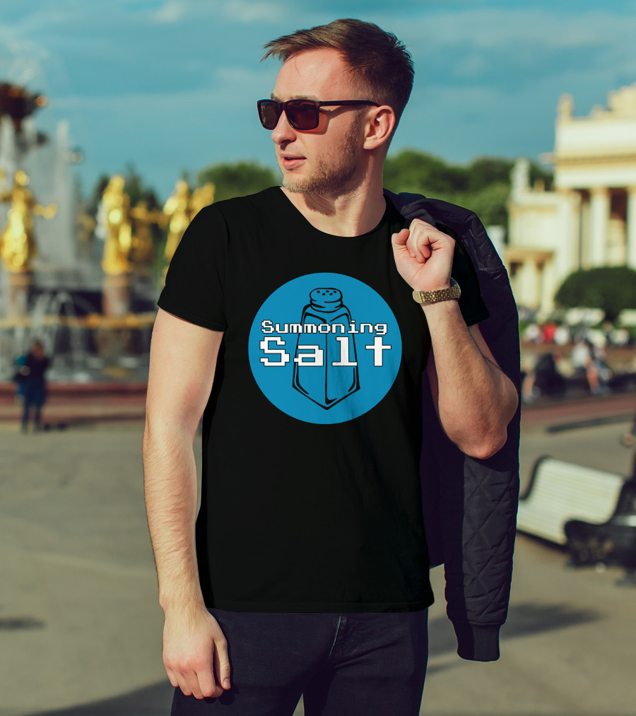 Summoning Salt Retro Gaming Icon With Pixel Art Salt Shaker T-Shirt