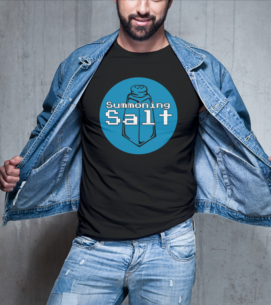 Summoning Salt Retro Gaming Icon With Pixel Art Salt Shaker T-Shirt
