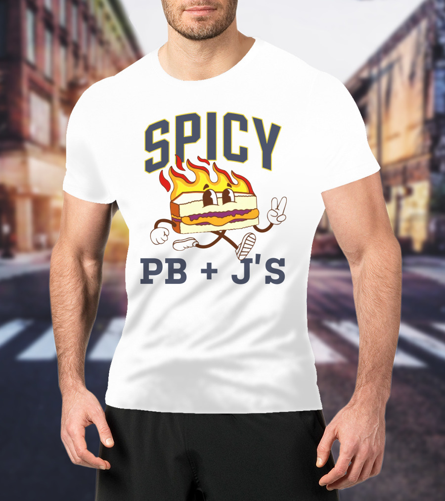 Kevin Kfc Clancy John Feits Feitelberg Spicy PB And J's Flamin’ Sandwich Character T-Shirt
