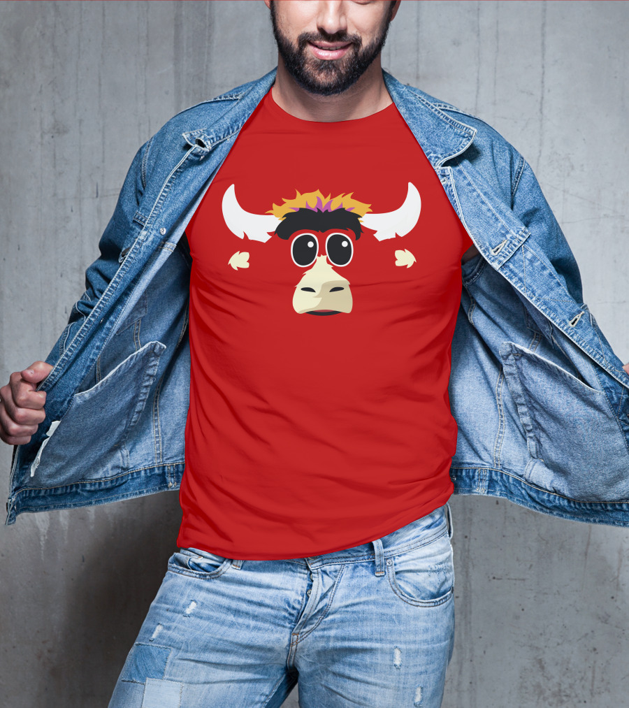 Benny The Bull Obama Chicago Bulls Mascot T-Shirt