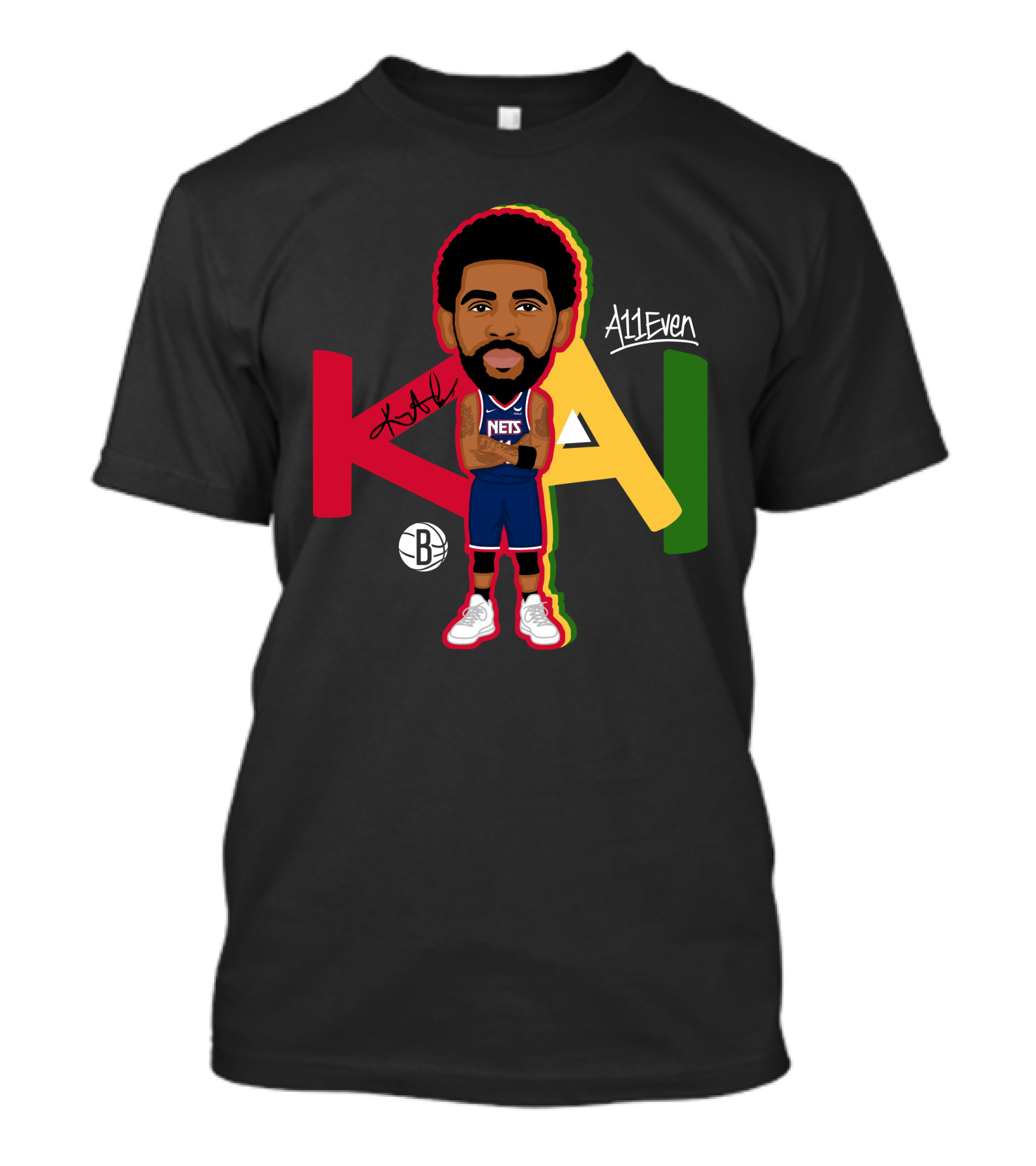 Brooklyn Nets Fan Appreciation Day A11even Kai Jessie Kavana T-Shirt