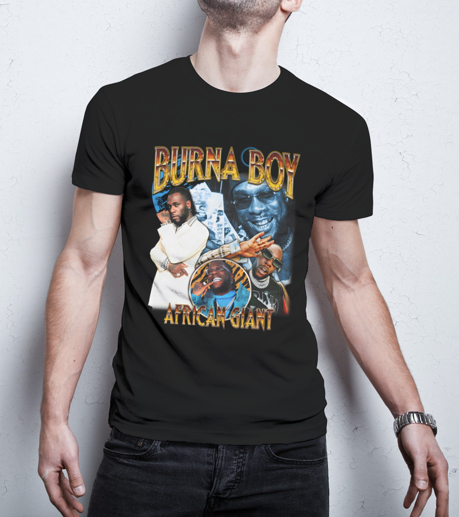 Burna Boy African Giant Sparkboyzco Merch T-Shirt