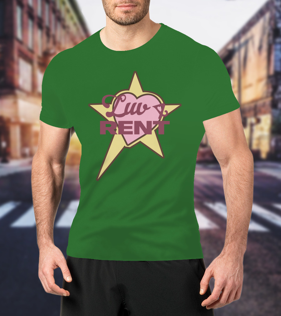 Smino Luv 4 Rent Pink Heart Star T-Shirt