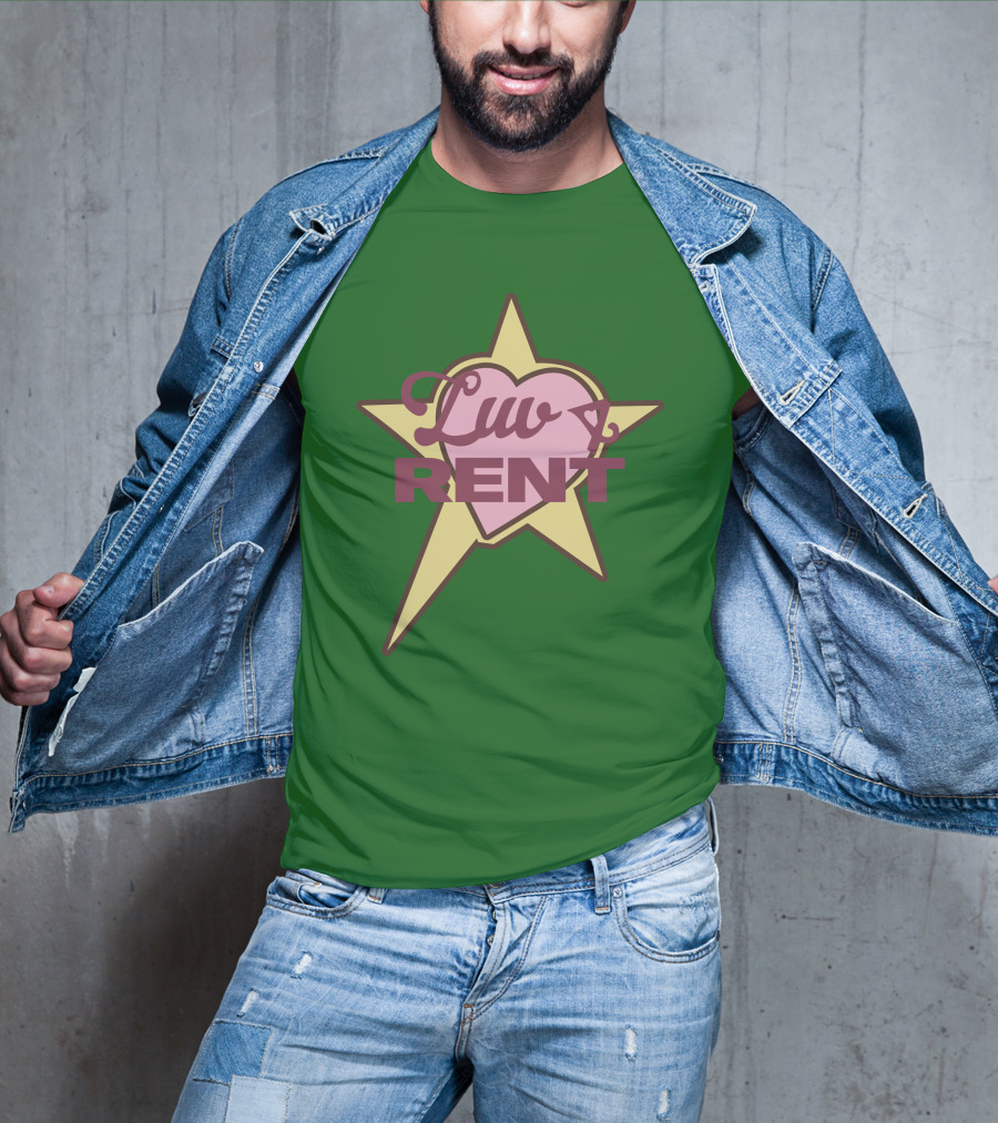 Smino Luv 4 Rent Pink Heart Star T-Shirt