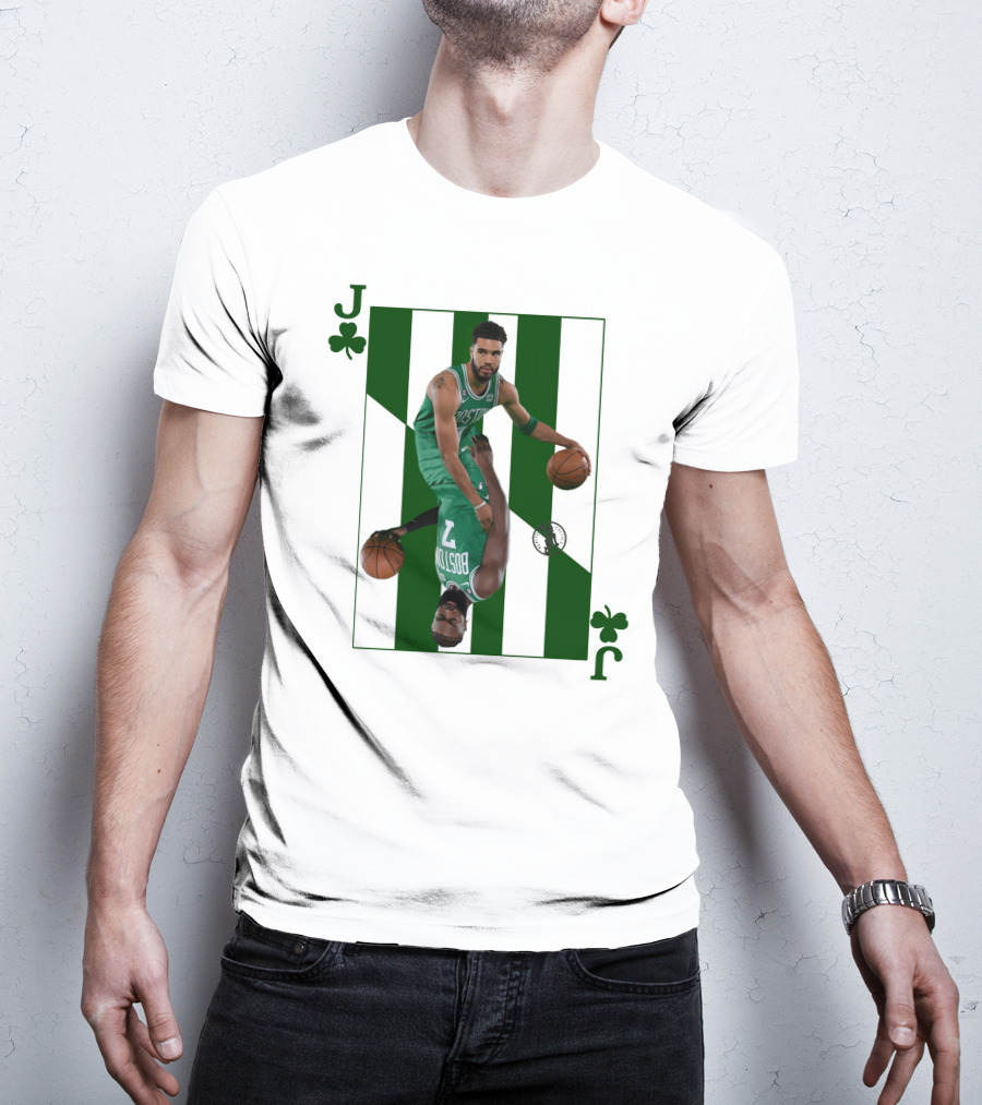 Pepito Brogdon Jays Brown Bleed Green Celtics Playing Card T-Shirt