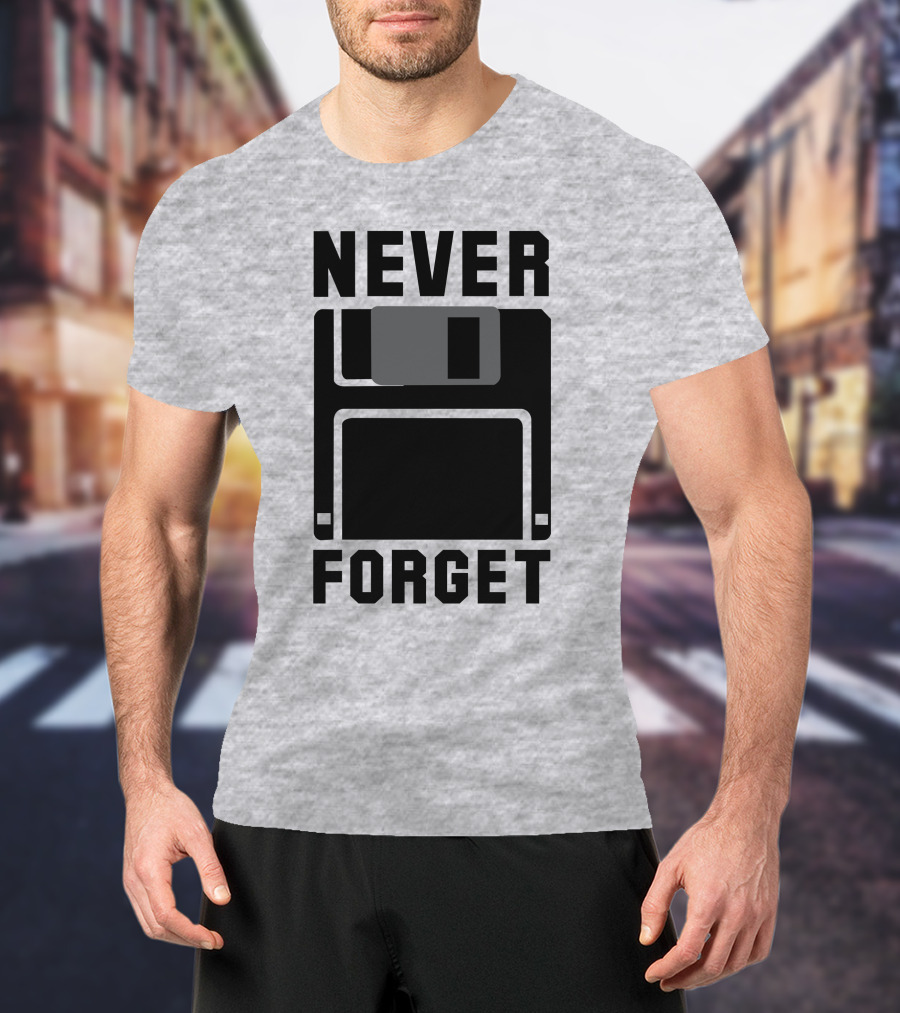 Jack Forge Never Forget Floppy Disk T-Shirt