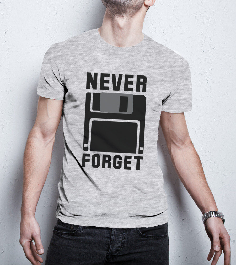 Jack Forge Never Forget Floppy Disk T-Shirt