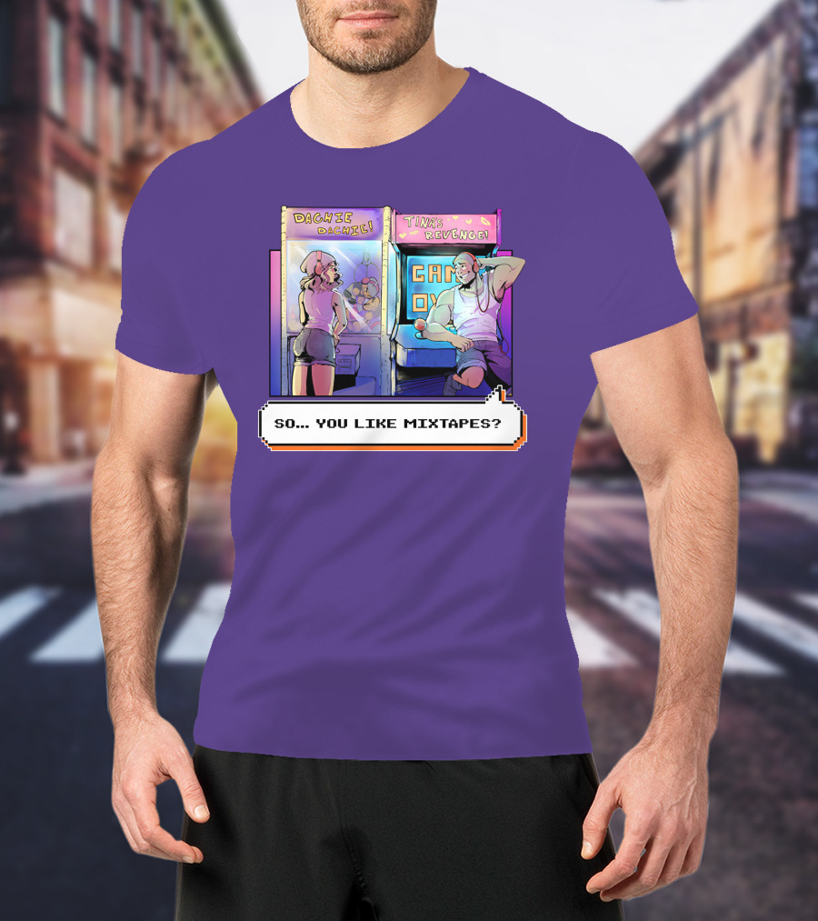 Dashiexp Arcade Dachie Game Over Tina's Revenge So You Like Mixtapes T-Shirt
