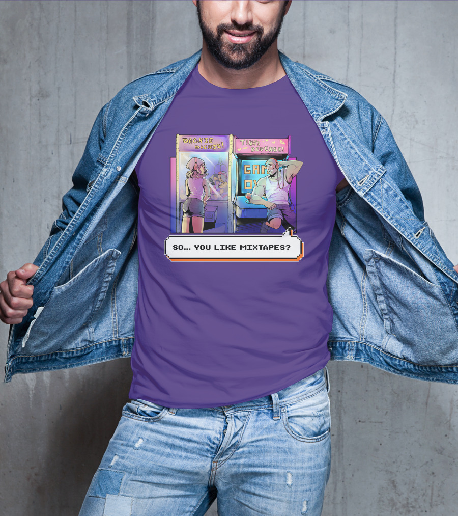 Dashiexp Arcade Dachie Game Over Tina's Revenge So You Like Mixtapes T-Shirt