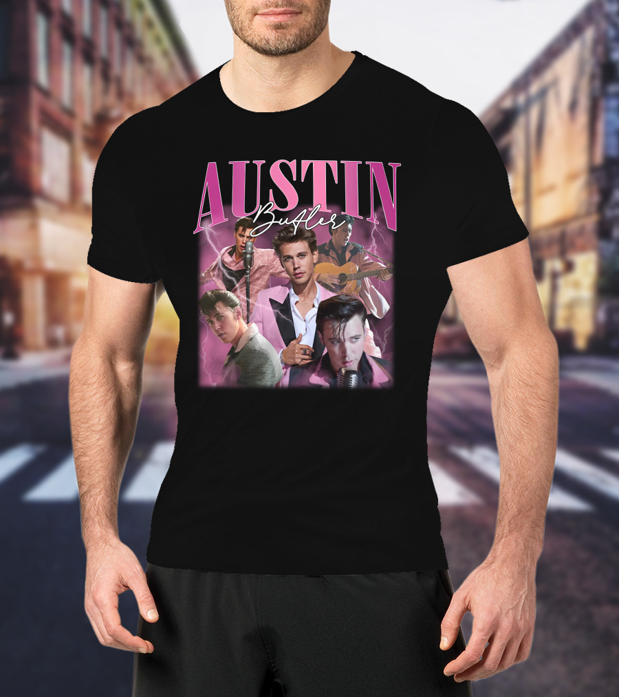 Pretty Basic Podcast Austin Butler Elvis T-Shirt