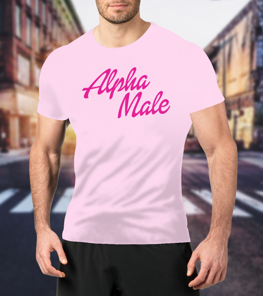 Alpha Male Brys Online Bryson Pink T-Shirt