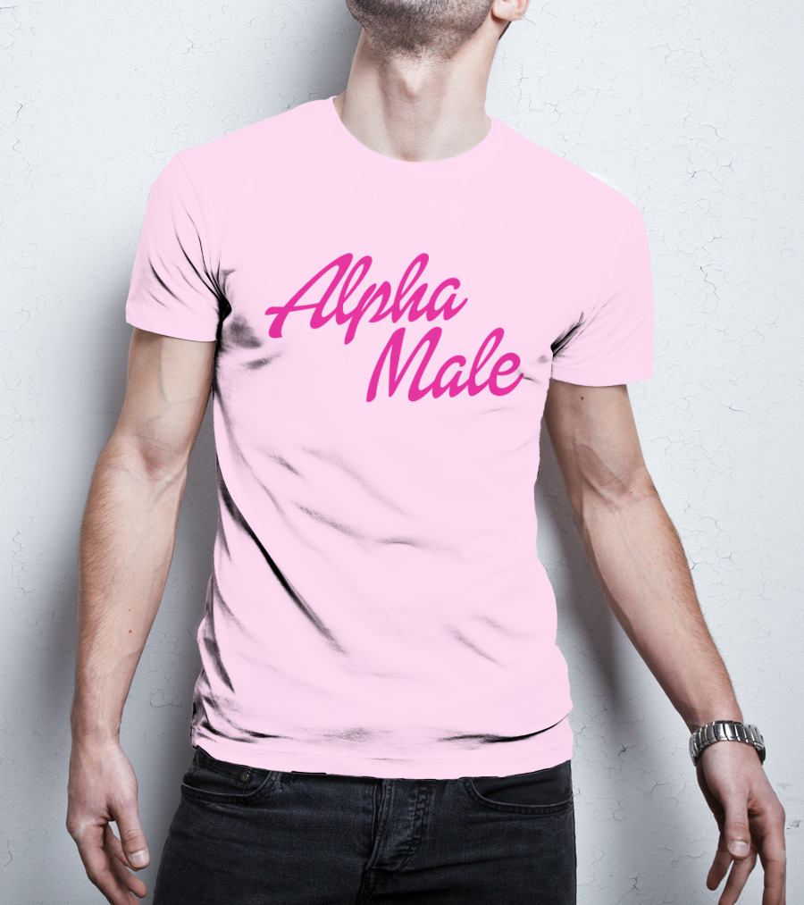 Alpha Male Brys Online Bryson Pink T-Shirt