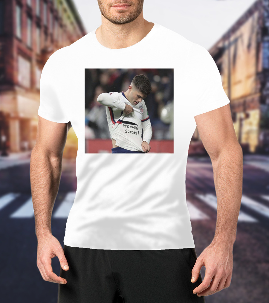 Usa Soccer It's Called Soccer Christian Pulisic Soccer T-Shirt