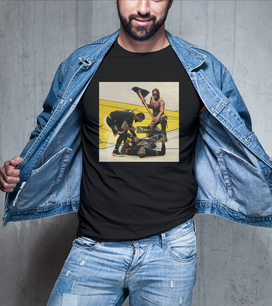 Revive Cleveland Basketball Courtside Gaming Fusion T-Shirt