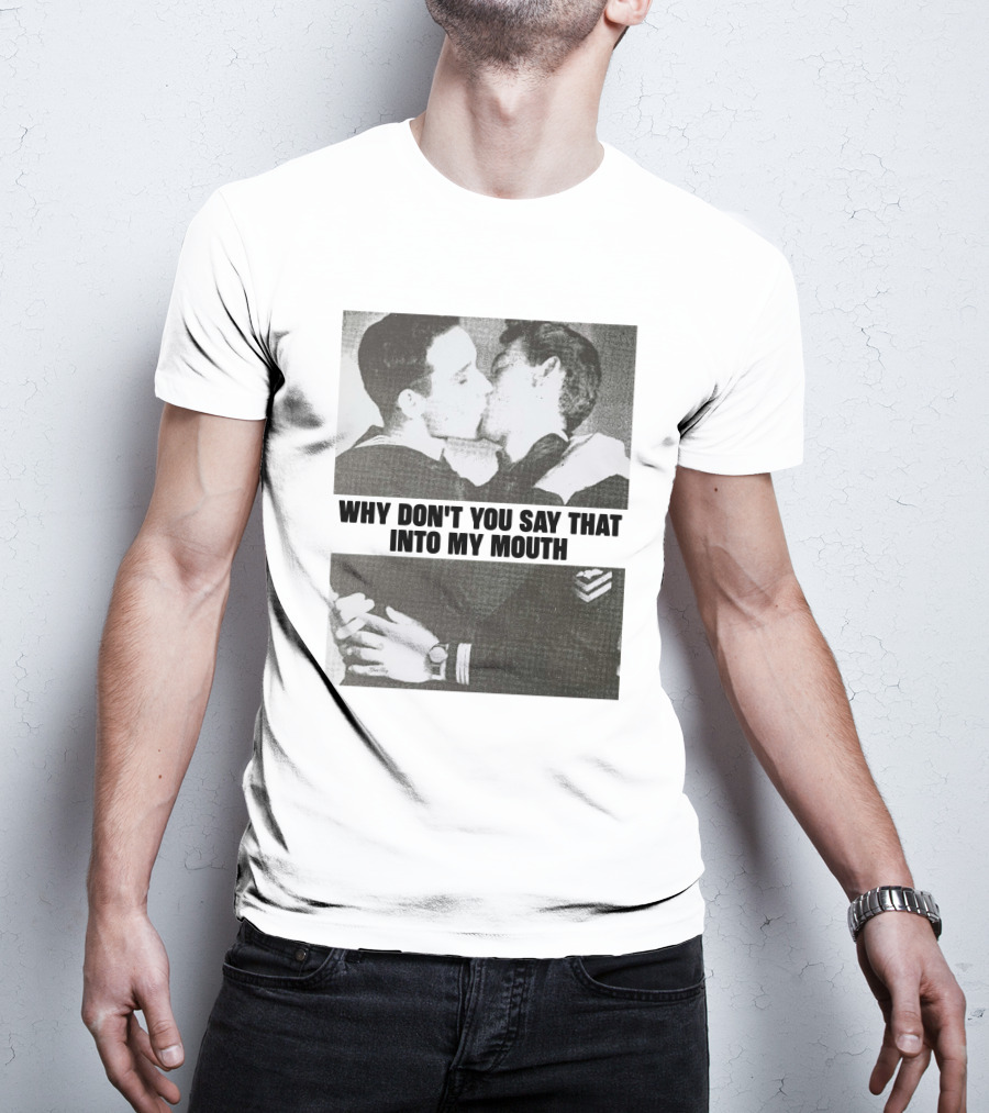 Why Don't You Say That Into My Mouth Frank Iero Must Die T-Shirt