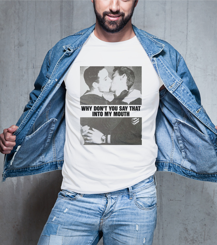 Why Don't You Say That Into My Mouth Frank Iero Must Die T-Shirt