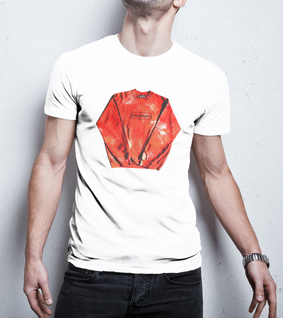 Hiidef3000 Hi Definition Red Black Tie Dye T-Shirt