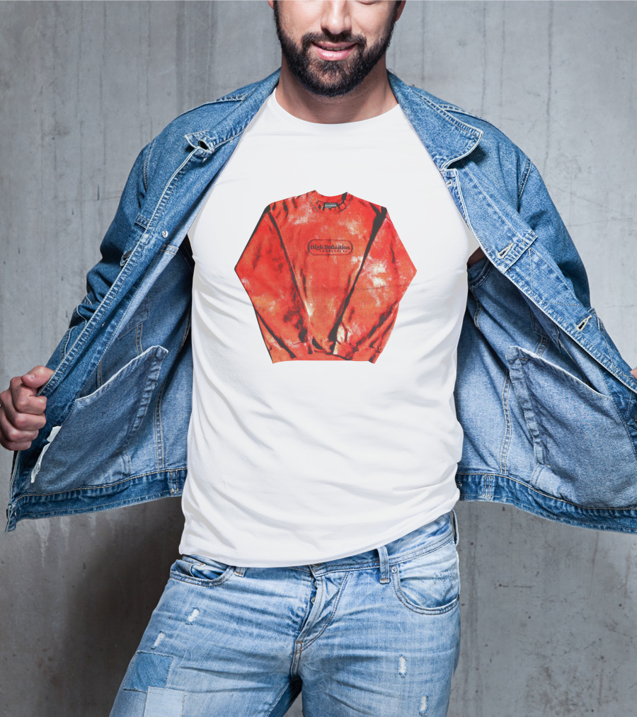 Hiidef3000 Hi Definition Red Black Tie Dye T-Shirt