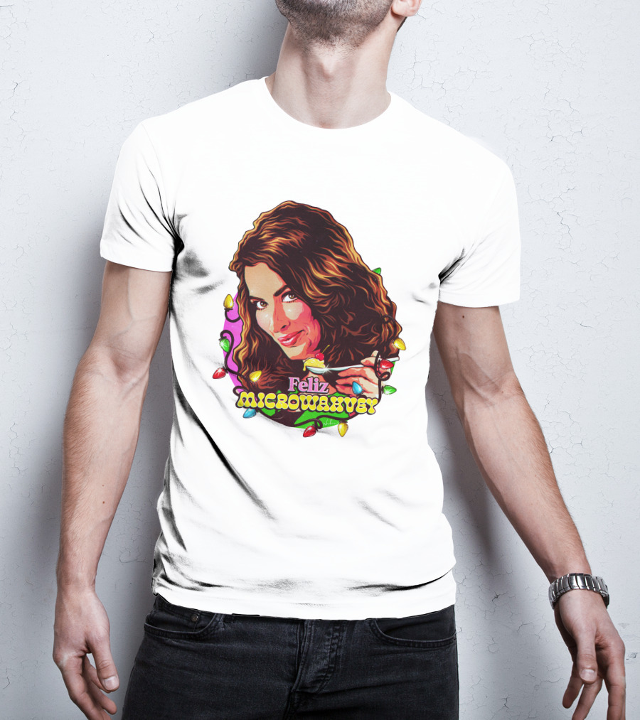 Nordacious Feliz Microwahvey Christmas Lights T-Shirt