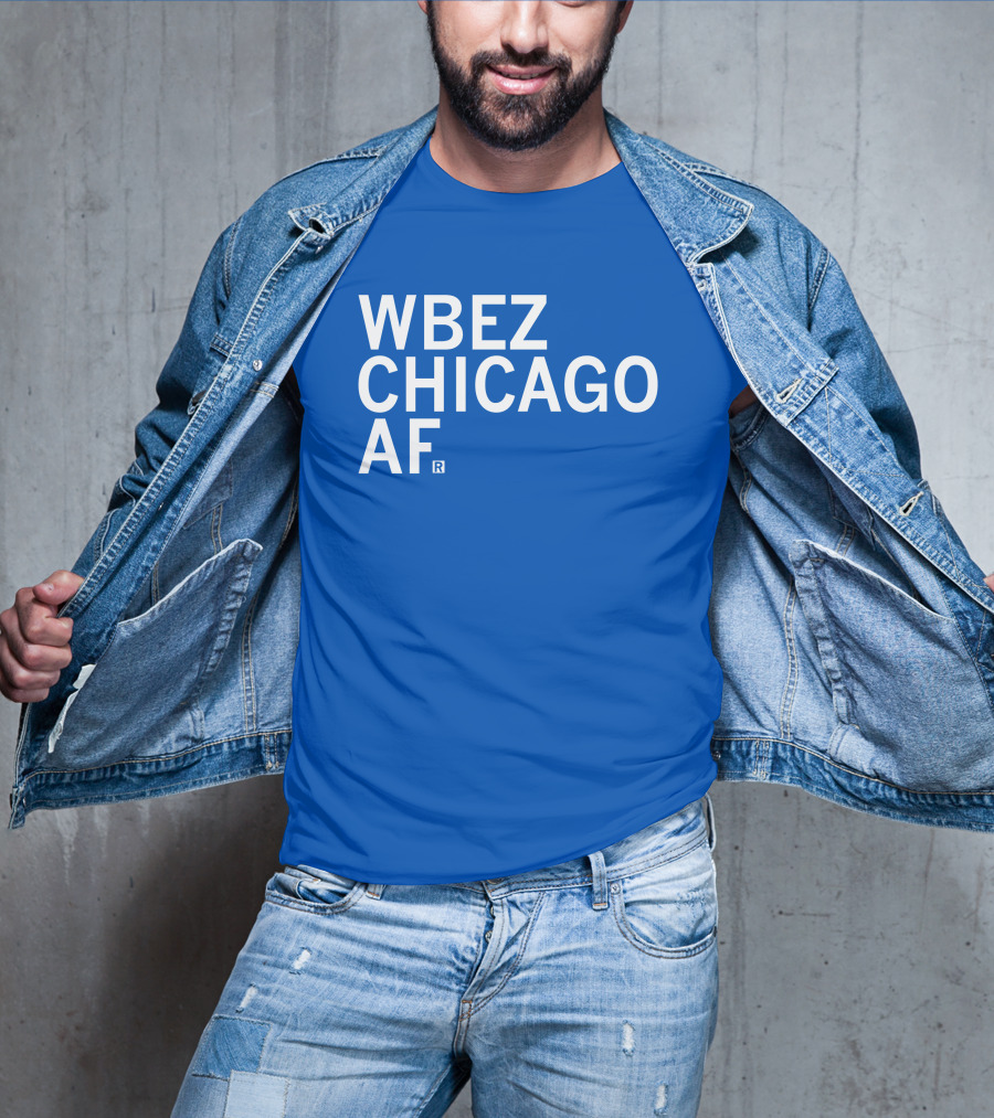 WBEZ Chicago AF Raygun T-Shirt