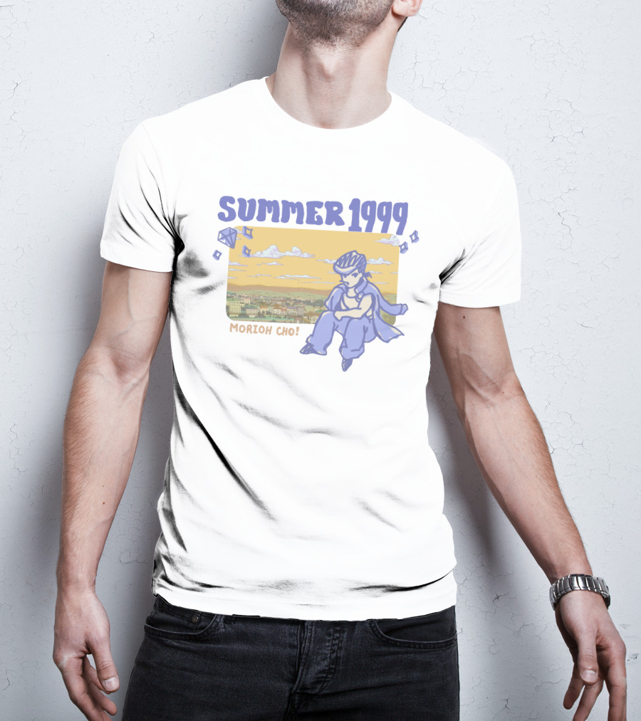 Summer 1999 Morioh Cho Diamond Cityscape With Character T-Shirt