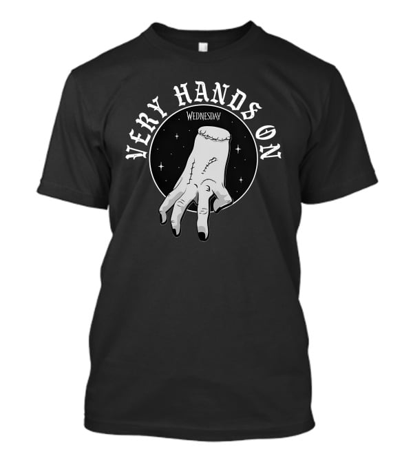 Wednesday Thing Very Hands On Creepy Hand T-Shirt
