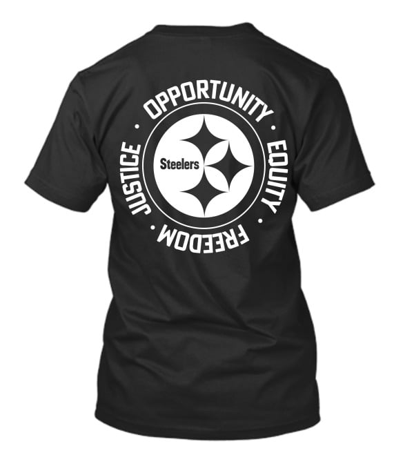 NFL Inspire Change Opportunity Equity Freedom Justice Steelers T-Shirt