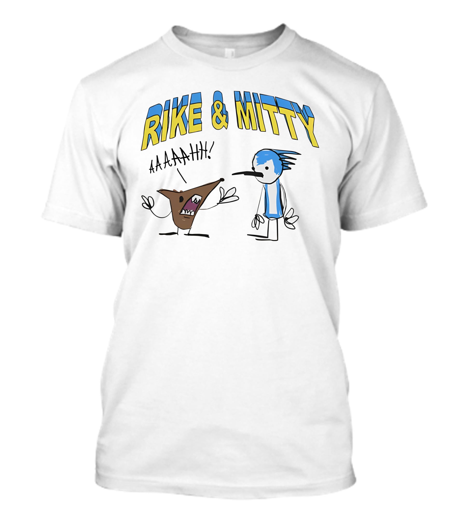 RIKE And MITTY AAAAHHH Lucca International Store T-Shirt