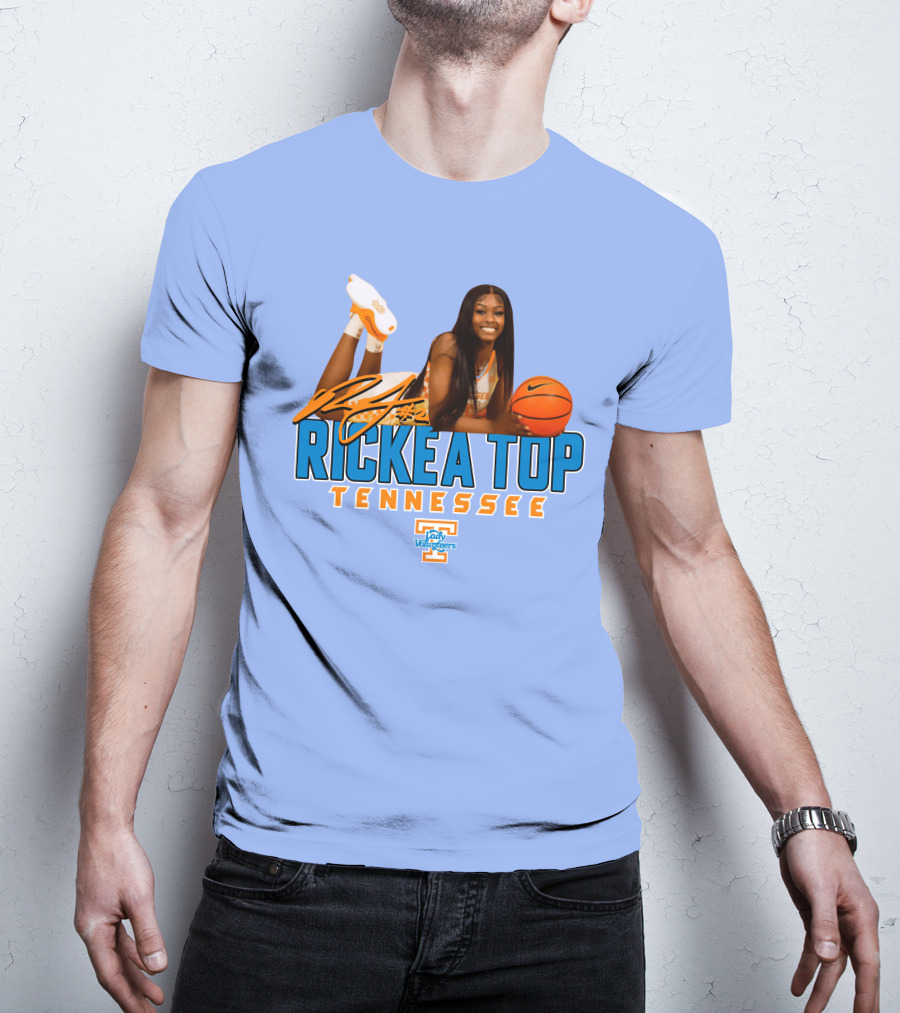 Rickea Top Tennessee Lady Vols Basketball Orange Mountain T-Shirt