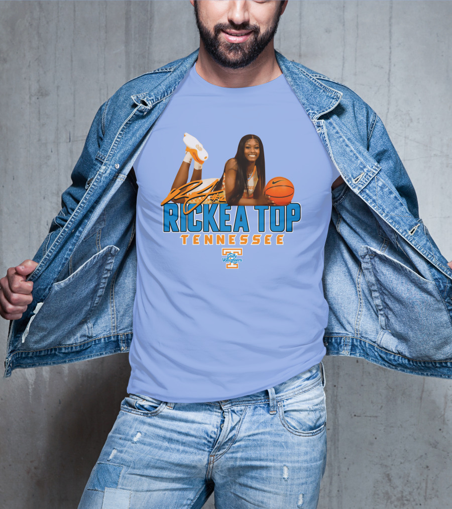 Rickea Top Tennessee Lady Vols Basketball Orange Mountain T-Shirt