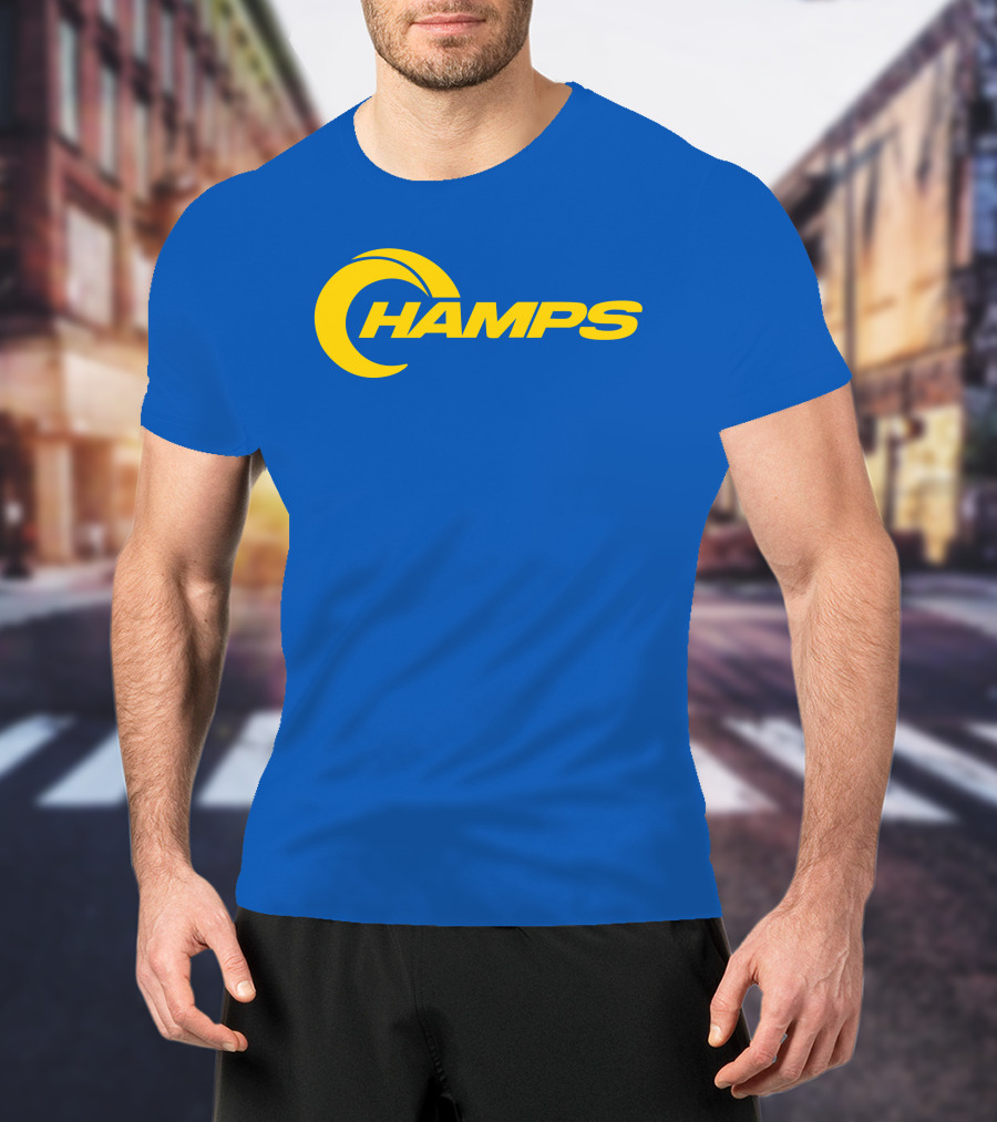 La Champs Danpatrick Yellow Crescent Rams Inspired Merch T-Shirt