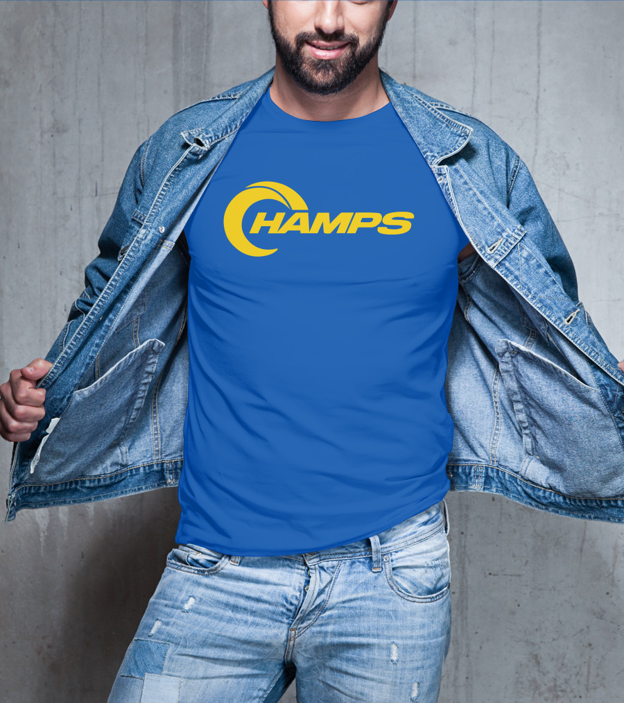 La Champs Danpatrick Yellow Crescent Rams Inspired Merch T-Shirt