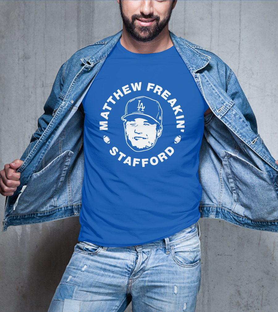 Matthew Freakin' Stafford LA Icon Winking Expression T-Shirt