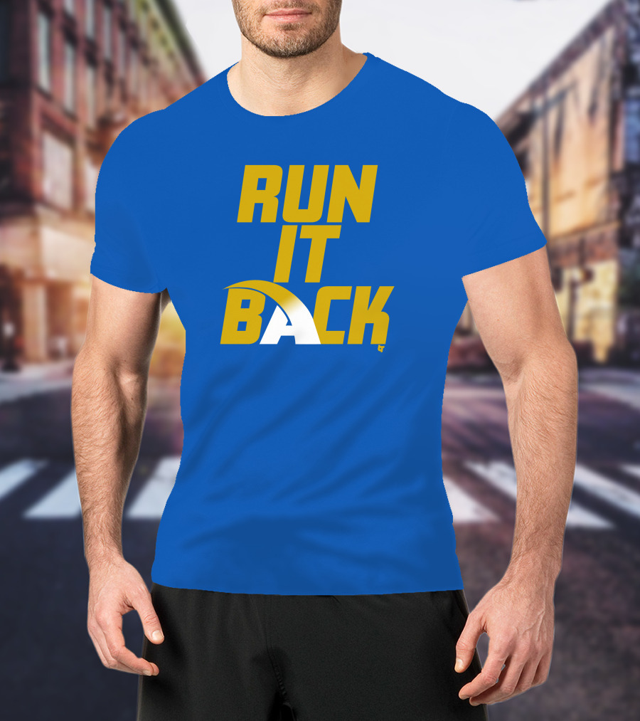 Run It Back Los Angeles Football Fan Merchandise T-Shirt