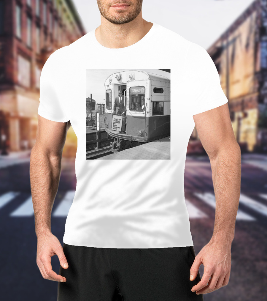 This Train Stops At Addison For Cubs Fans Chicago Howard T-Shirt